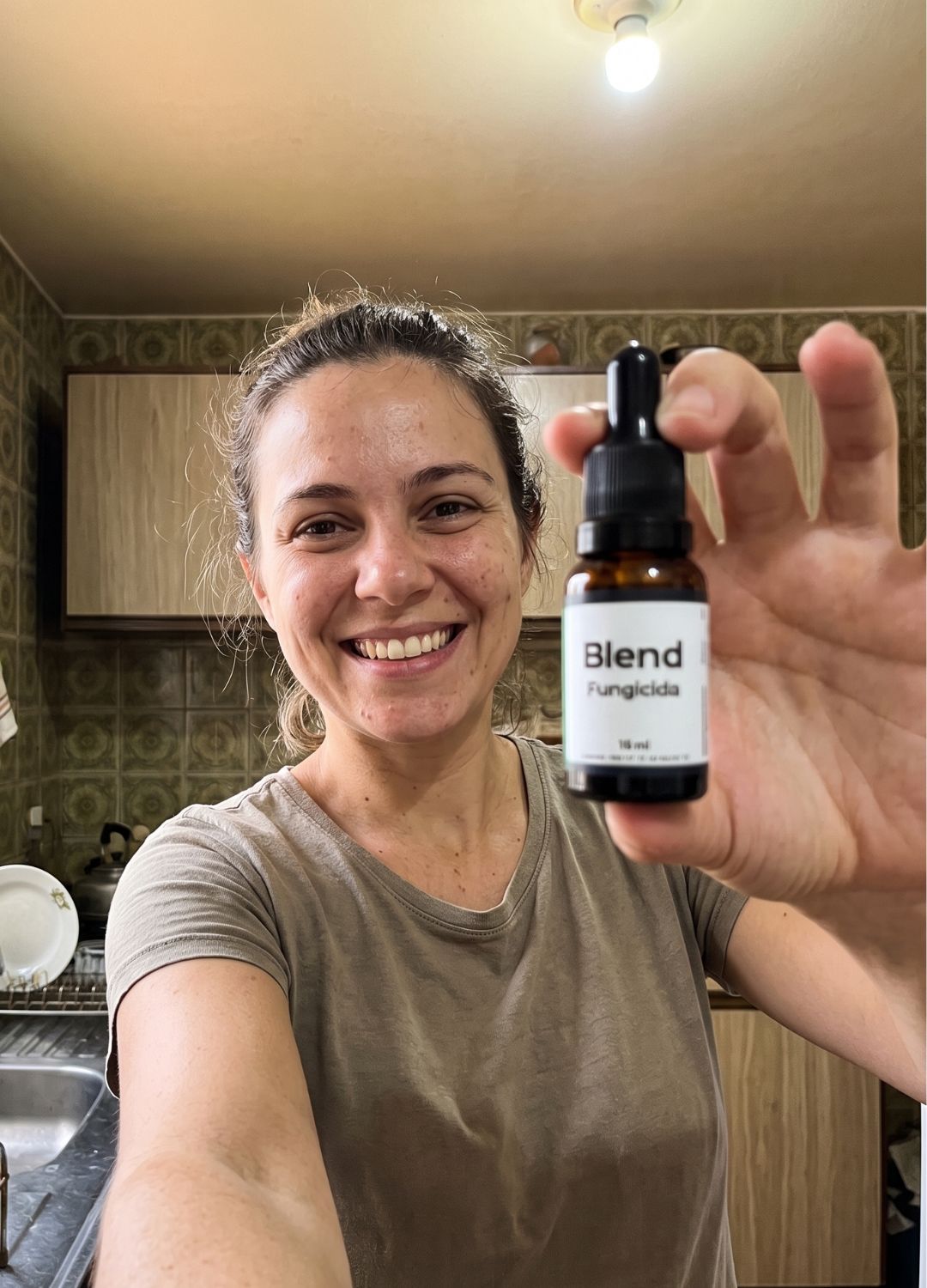 Cliente com o Blend Fungicida